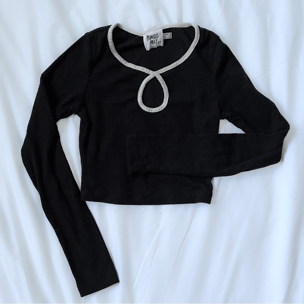 Princess Polly Alias Top Black